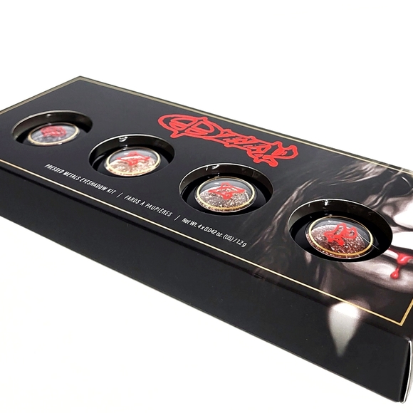 Rock & Roll Beauty Ozzy Osbourne Metal Flake Eyeshadow Kit of 4 NIB - Picture 6 of 14